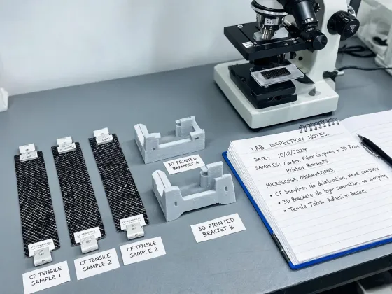 Material coupon testing