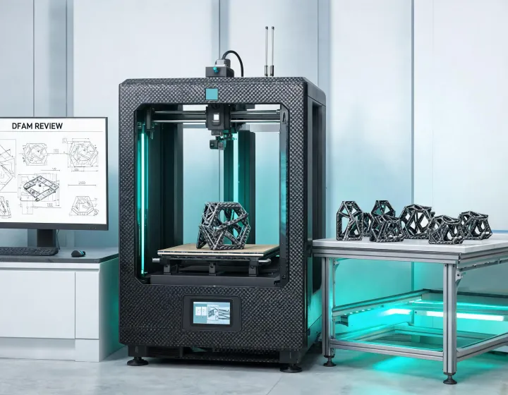Carbon fiber additive tooling cell