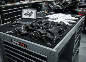 Motorsport printed ducting